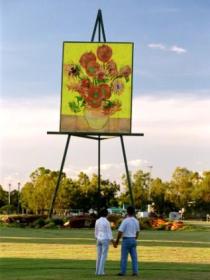 Van Gogh Sunflower Painting - Flights 0