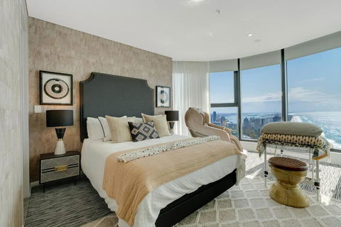 D-Ocean Retreat Modern 3-Bedroom Apartment - Flights 1