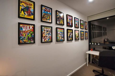 DC Vs Marvel Theme Ft Arcade Machine Pool Gym Sauna BBQ - Flights 4