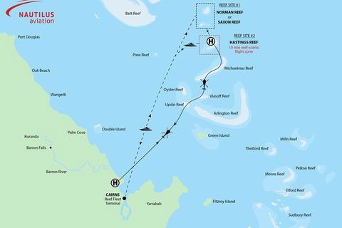 Great Barrier Reef Scenic Helicopter Tour And Cruise From Cairns - Flights 4